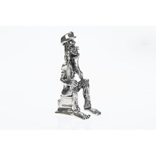 Load image into Gallery viewer, BP008 Pewter Miner Comical on Dunny figurine-Buckingham Pewter
