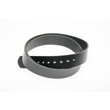 Load image into Gallery viewer, Black Leather belt to suit pewter buckles-Buckingham Pewter
