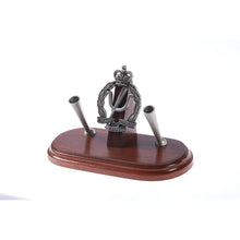 Load image into Gallery viewer, The Royal Australian Ordnance Corp Double Desk Set &amp; Pen Holder (AA Psych)-Buckingham Pewter
