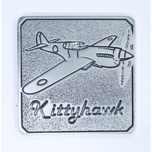 Pewter Coaster Royal Australian Air Force RAAF - Kittyhawk-Buckingham Pewter