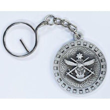 Load image into Gallery viewer, The Tri Service Pewter Keyring - Buckingham Pewter

