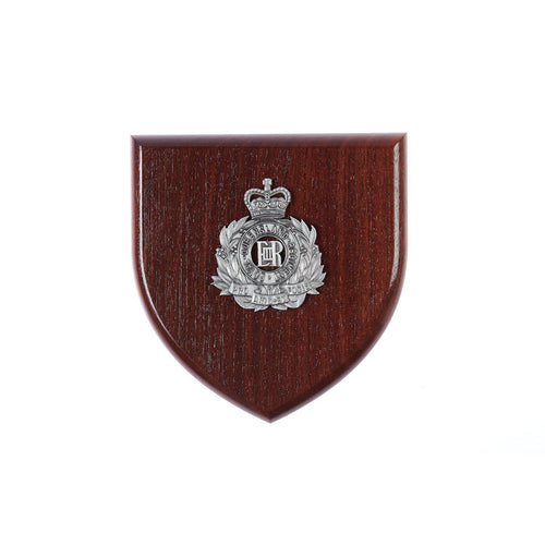 The Royal Queensland Regiment Plaque Large (RQR) - Buckingham Pewter