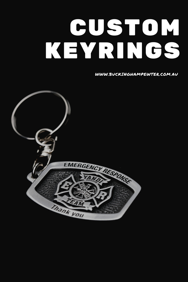 Custom Keyrings - Australian Styles Keyrings – Buckingham Pewter