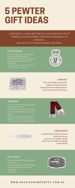 5 Pewter Gift Ideas