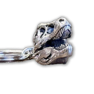 Dinosaur Skull Pewter Keyring