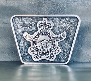 Royal Australian Air Force Pewter Belt Buckle (RAAF)