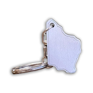 WA Kangaroo Paw Pewter Keyring