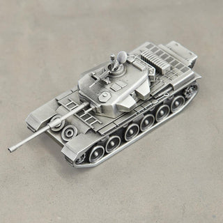 Detailed Buckingham Pewter Mark V Centurion Tank model figurine with realistic features and craftsmanship