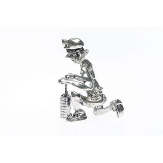 BP006 Pewter Miner Comical Blaster figurine-Buckingham Pewter