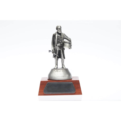 S011 Ned Kelly Figurines With Jarrah Base-Buckingham Pewter