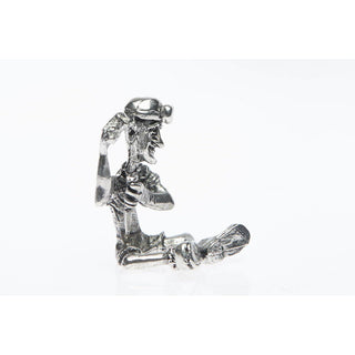 BP004 Pewter Miner Comical Chipper figurine-Buckingham Pewter
