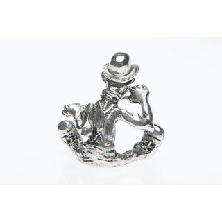 BP011 Pewter Miner Comical Filer figurine-Buckingham Pewter
