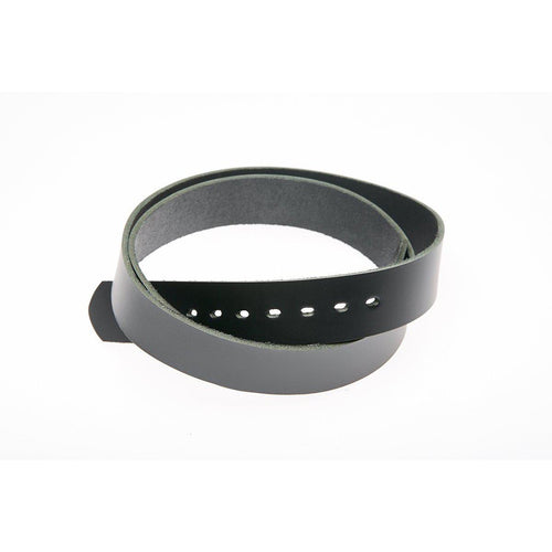 Black Leather belt to suit pewter buckles-Buckingham Pewter