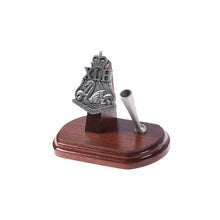 Load image into Gallery viewer, 10th Light Horse Regiment Single Desk Set &amp; Pen Holder-Buckingham Pewter
