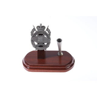 1st Armoured Regiment Single Desk Set – Paratus-Buckingham Pewter