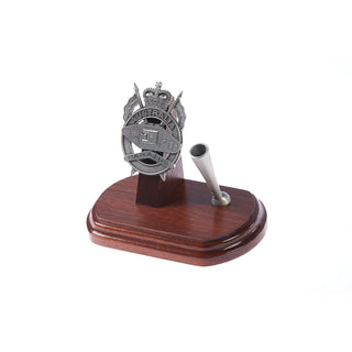 1st Armoured Regiment Single Desk Set – Paratus-Buckingham Pewter