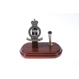2nd/14th Light Horse Regiment Single Desk Set & Pen Holder-Buckingham Pewter