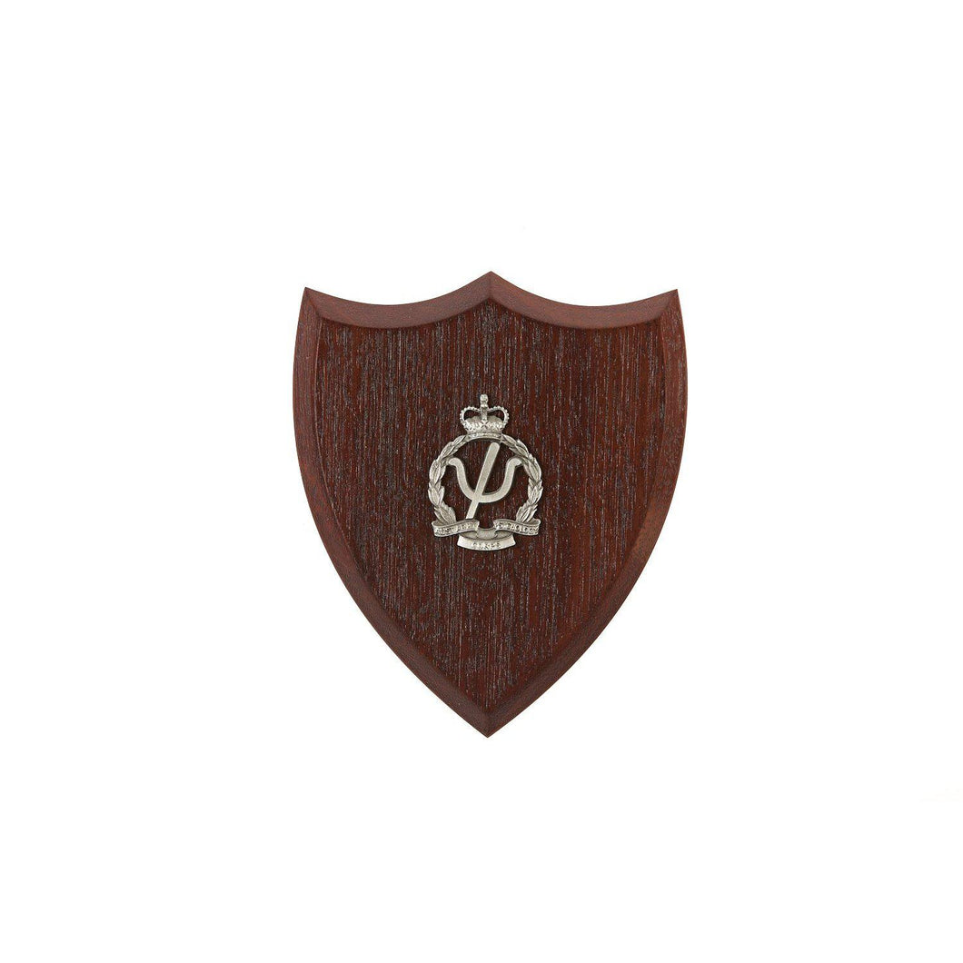 The Royal Australian Army Psychology Corps Plaque Small (AA Psych) - Buckingham Pewter