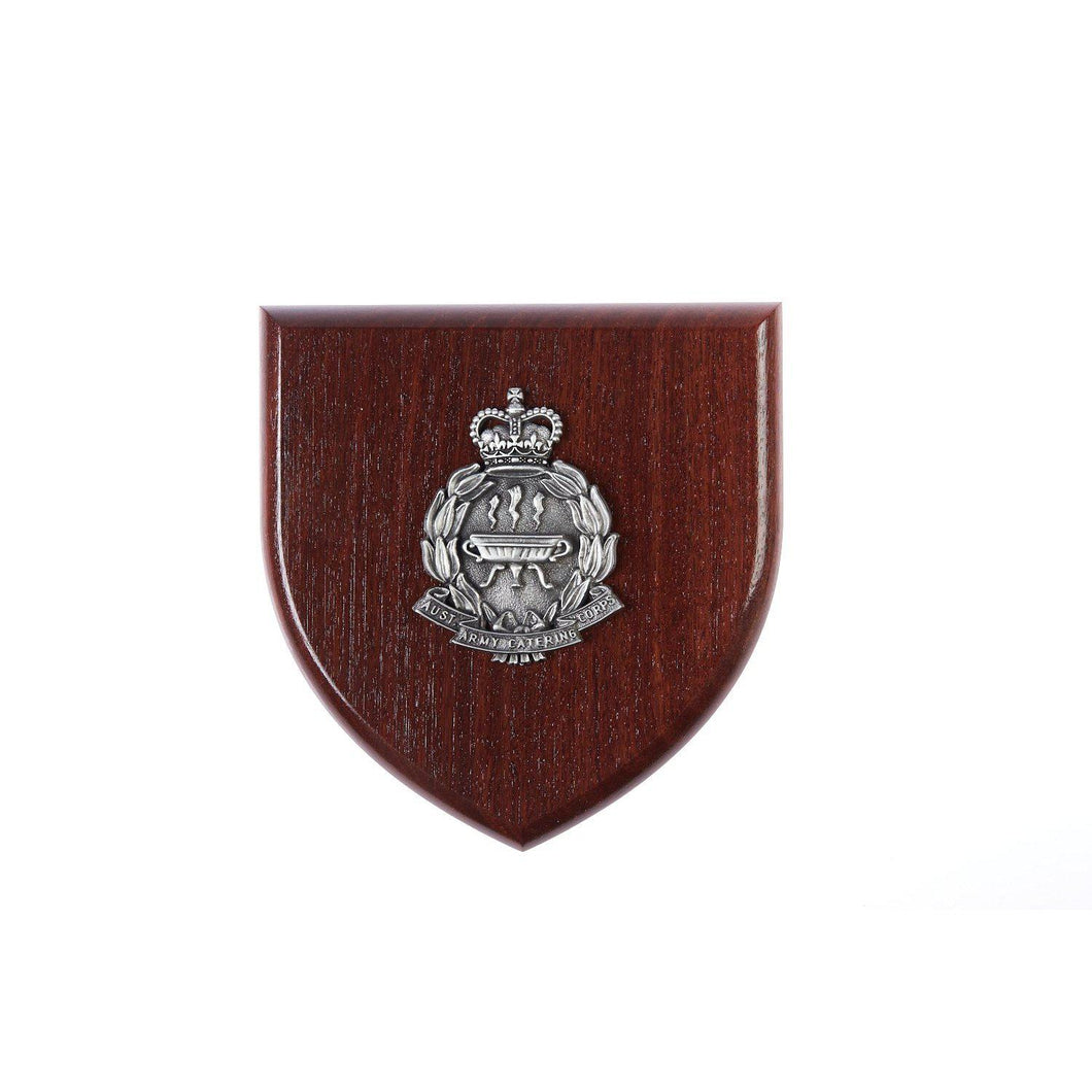 The Australian Army Catering Corps Plaque Large (AACC) - Buckingham Pewter