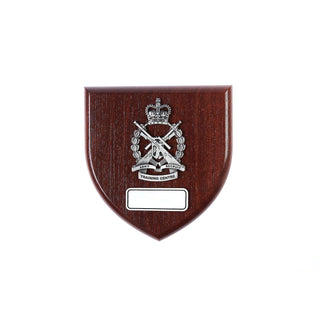 Army Recruit Training Centre Plaque Large - Buckingham Pewter