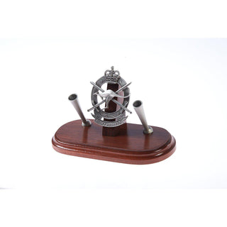 Army Reserves Double Desk Set-Buckingham Pewter