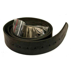Black Leather belt to suit pewter buckles-Buckingham Pewter