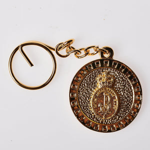 The Royal Australian Navy Pewter Keyring GOLD PLATED