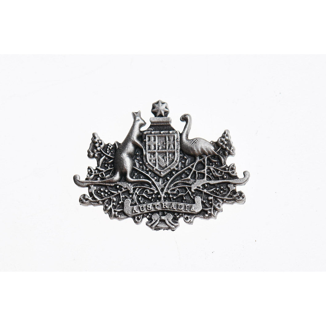 Australian Coat Of Arms Pewter Pin-Buckingham Pewter