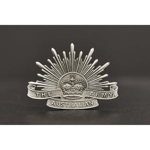 The Australian Army Rising Sun Pewter Lapel Pin Large - Buckingham Pewter