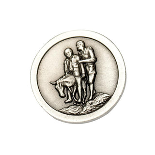 Simpson & Donkey Lapel Pin-Buckingham Pewter