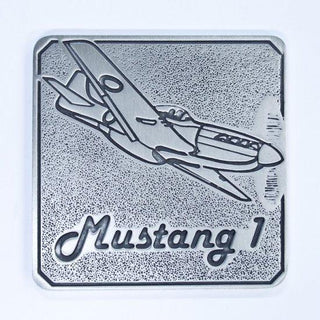Pewter Coaster Royal Australian Air Force RAAF - Mustang 1-Buckingham Pewter