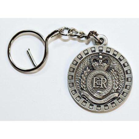 The Royal Australian Engineers Pewter Keyring (RAE) - Buckingham Pewter