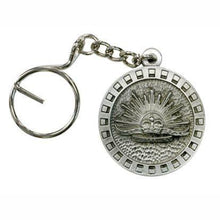 Load image into Gallery viewer, The Australian Rising Sun Pewter Keyring - Buckingham Pewter
