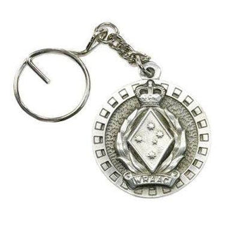 The Women's Royal Australian Army Corps Pewter Keyring (WRAAC) - Buckingham Pewter