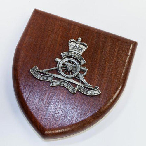 Royal Australian Artillery Plaque Large (RAA) - Buckingham Pewter