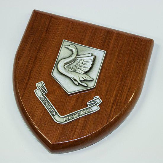 Swan Barracks Plaque Large - Buckingham Pewter