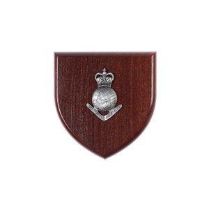 The Royal Australian Survey Corps Plaque Large (Globe) (RA Svy) - Buckingham Pewter