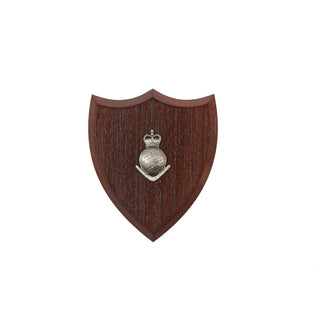 The Royal Australian Survey Corps Plaque Small (Globe) (RA Svy) - Buckingham Pewter