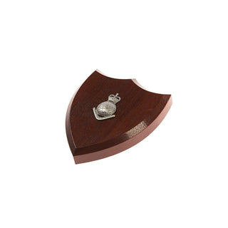 The Royal Australian Survey Corps Plaque Small (Globe) (RA Svy) - Buckingham Pewter