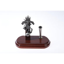 Load image into Gallery viewer, The Royal Australian Corps of Electrical and Mechanical Engineers Single Desk Set &amp; Pen Holder (RAEME)-Buckingham Pewter
