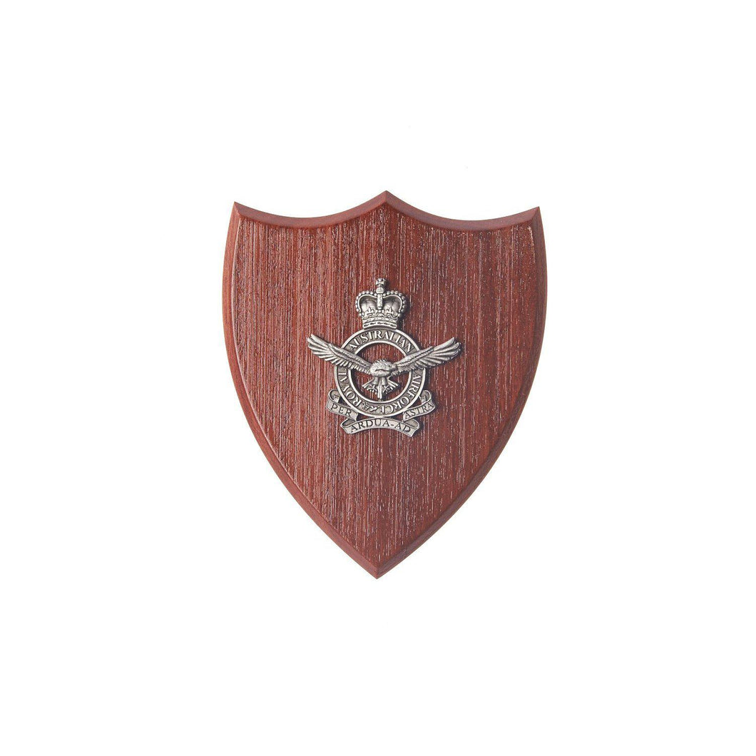 The Royal Australian Air Force Plaque Small (RAAF)-Buckingham Pewter