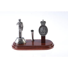 Load image into Gallery viewer, Royal Australian Navy Desk Set with Pen Holder &amp; A009 Leading Seaman Figurine (RAN) - Buckingham Pewter
