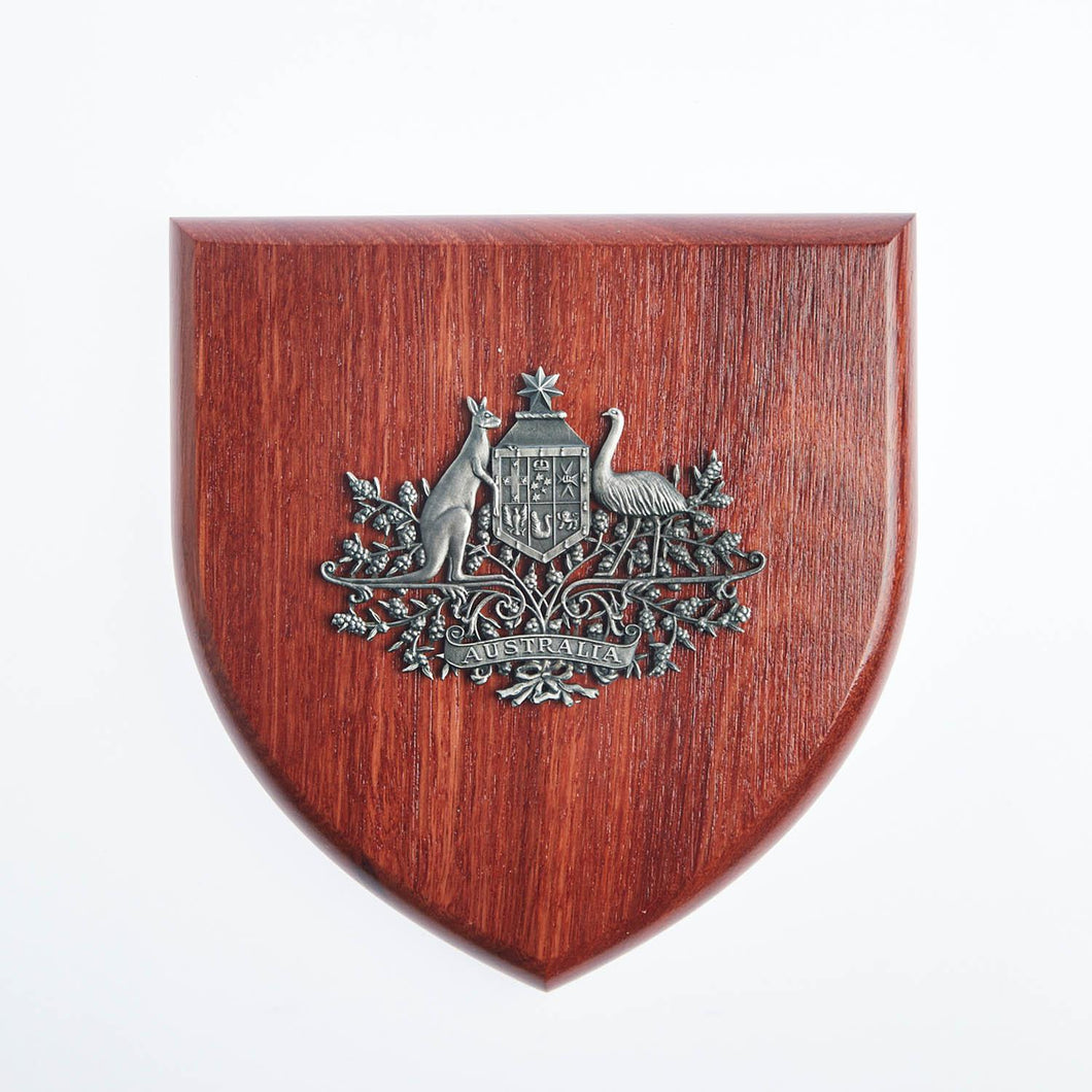 Australian Coat Of Arms Plaque Large-Buckingham Pewter