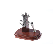 Load image into Gallery viewer, The 4th/19th Prince of Wales’s Light Horse Regiment Single Desk Set &amp; Pen Holder-Buckingham Pewter
