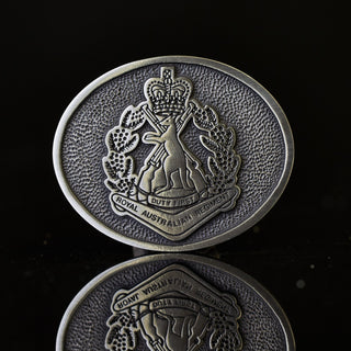 The Royal Australian Regiment Pewter Belt Buckle (RAR) - Buckingham Pewter