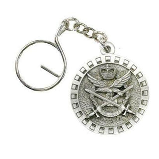 Australian Army Aviation Corp keyring by Buckingham Pewter with detailed emblem and chain attachment
