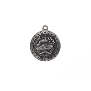 RAAC Pewter Keyring featuring an intricate Australian Armoured Corps design by Buckingham Pewter